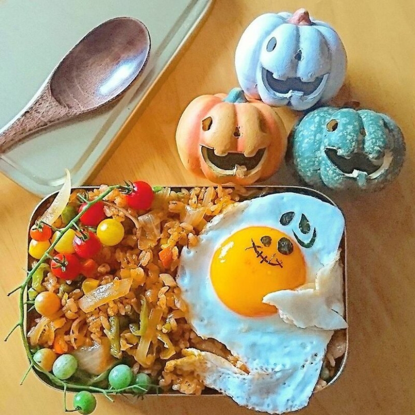 Deliciosos y hermosos huevos de un gran Japonés mamá