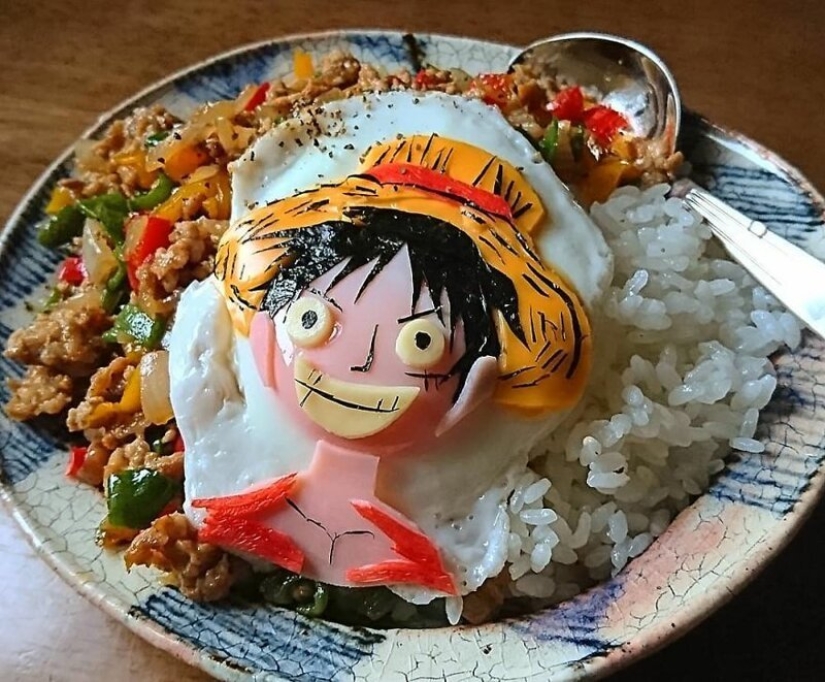 Deliciosos y hermosos huevos de un gran Japonés mamá