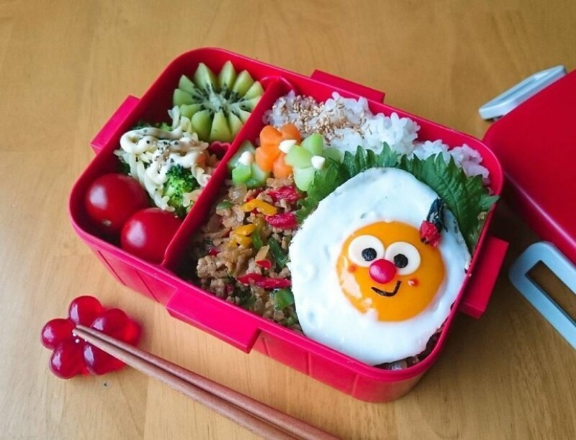 Deliciosos y hermosos huevos de un gran Japonés mamá