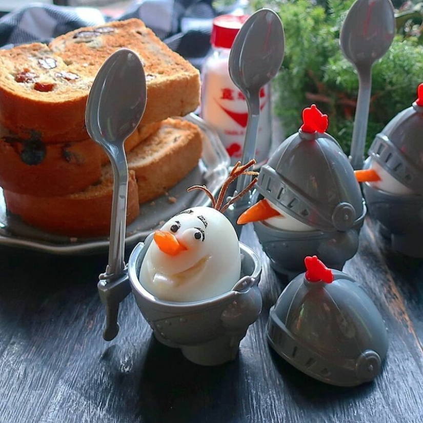 Deliciosos y hermosos huevos de un gran Japonés mamá