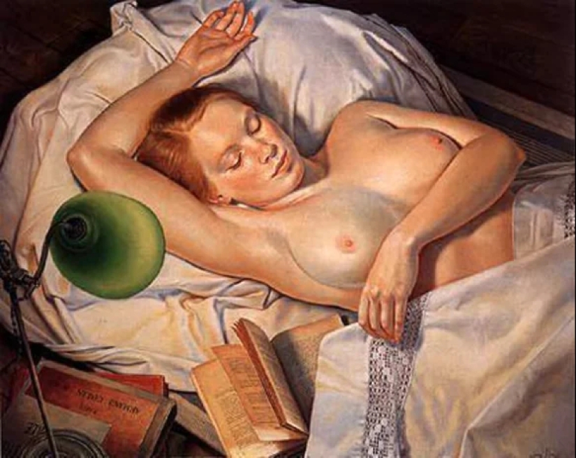 Detachment and sophisticated eroticism in the paintings of Francine Van Hove