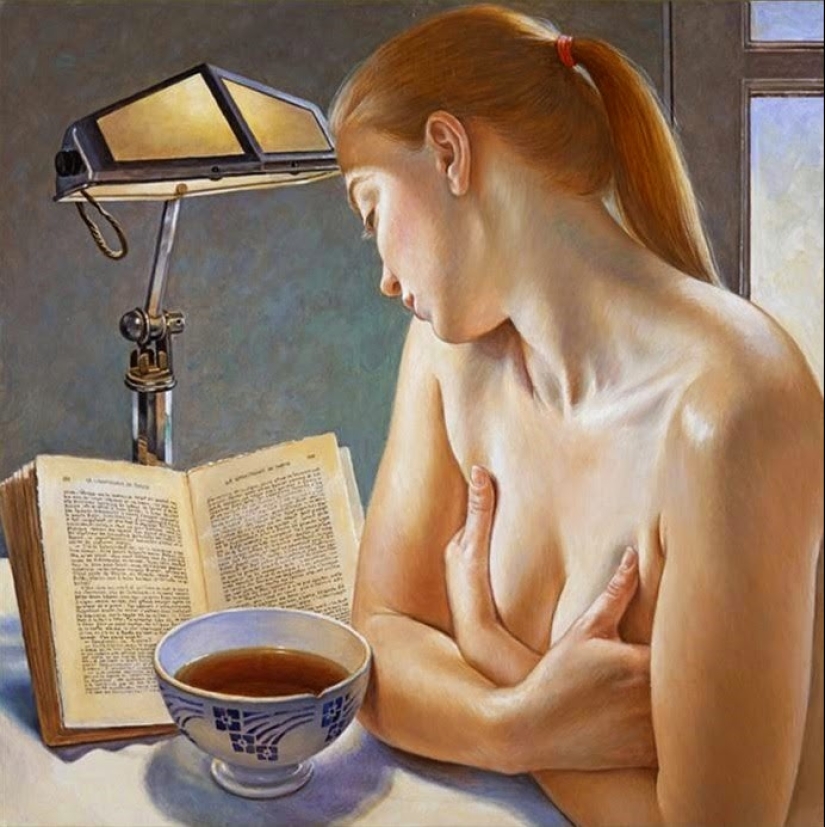 Detachment and sophisticated eroticism in the paintings of Francine Van Hove