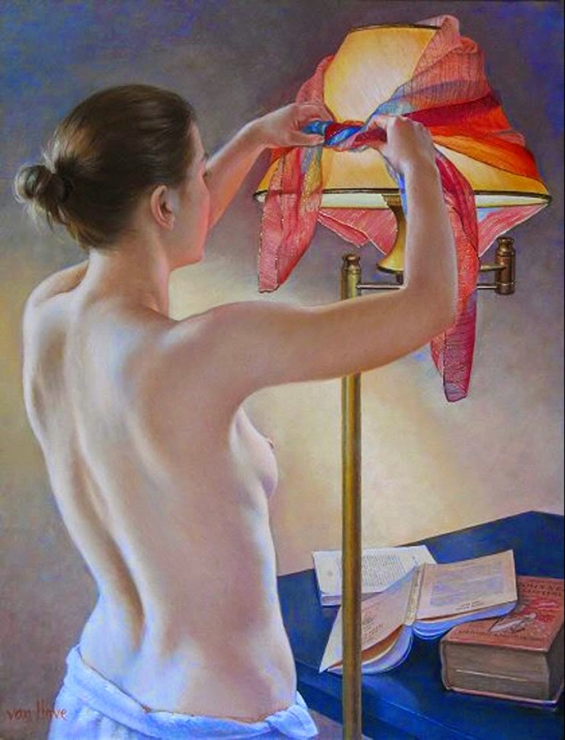 Detachment and sophisticated eroticism in the paintings of Francine Van Hove