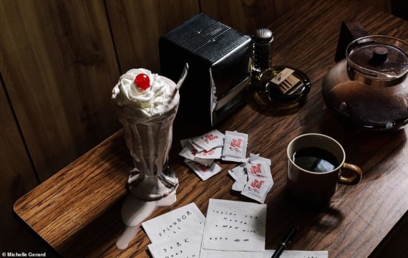 Diet genius: the photographer has reproduced the favorite dishes of famous creative people