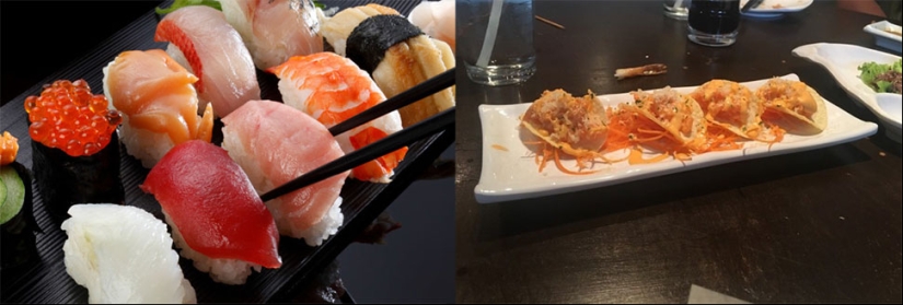 Dish of the peoples of the world over which the Americans had committed blasphemy