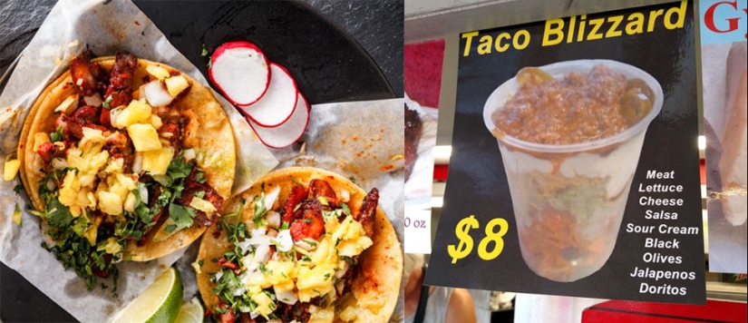 Dish of the peoples of the world over which the Americans had committed blasphemy