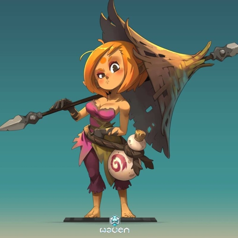 Divertidas chicas del ilustrador Javier Hussin, que vive en la Luna Divertidas chicas del ilustrador Javier Hussin, que vive en la Luna