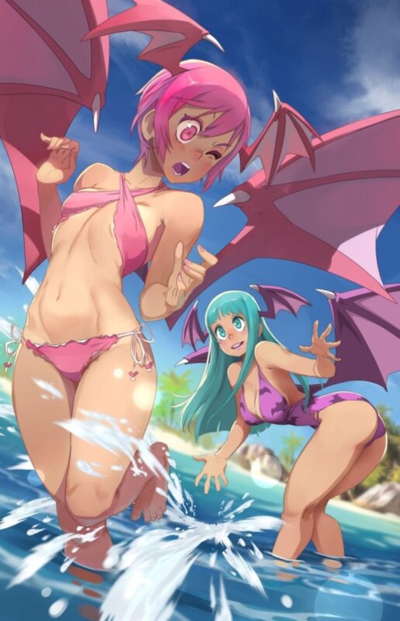 Divertidas chicas del ilustrador Javier Hussin, que vive en la Luna Divertidas chicas del ilustrador Javier Hussin, que vive en la Luna