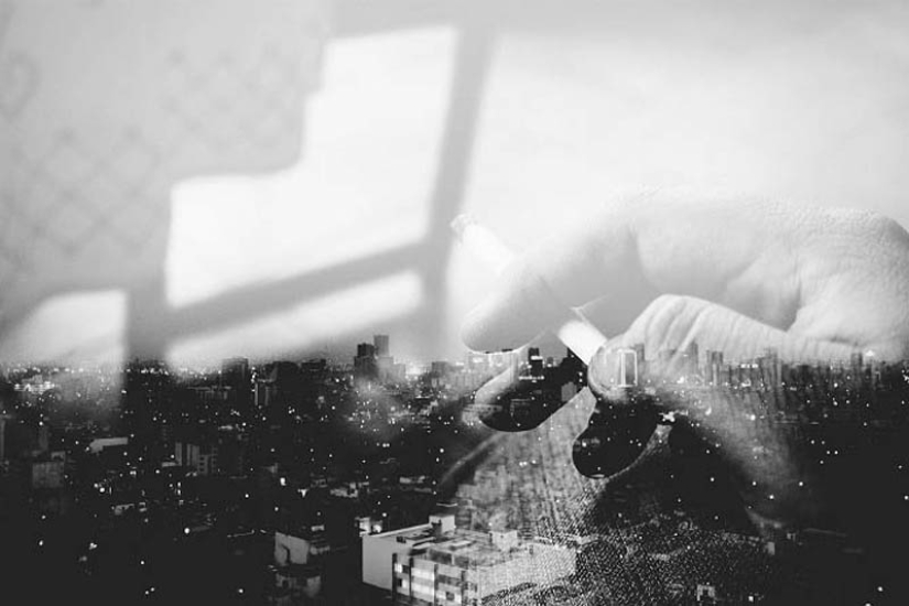 Doble exposición de Andre de Freitas