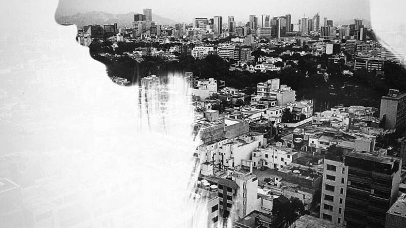 Doble exposición de Andre de Freitas