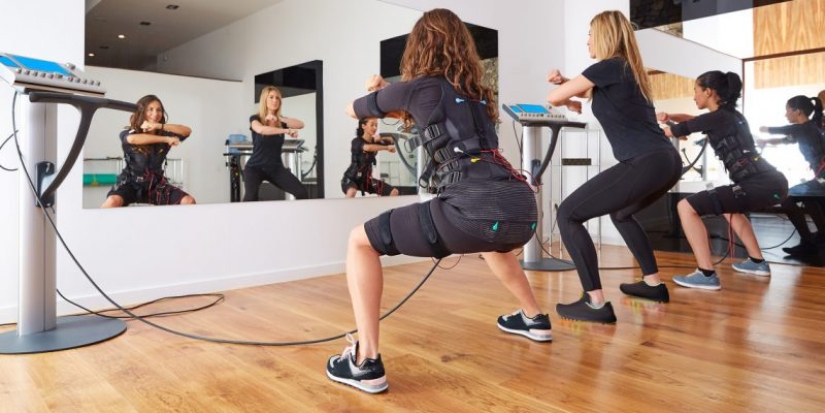 Does electrical stimulation of muscles help in training?