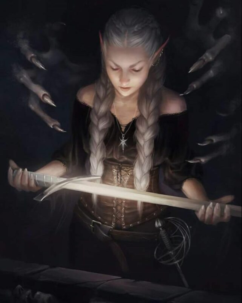 Drama, oscuridad y magia en las obras digitales de Martina Fachkova Drama, oscuridad y magia en las obras digitales de Martina Fachkova