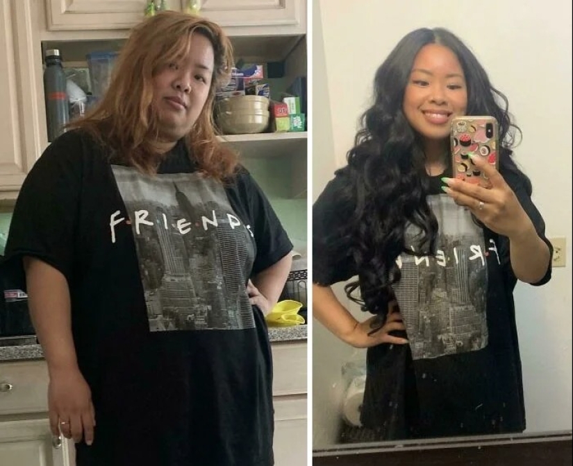 Ejemplos inspiradores de transformación cardinal: 30 fotos antes y después de la pérdida de peso