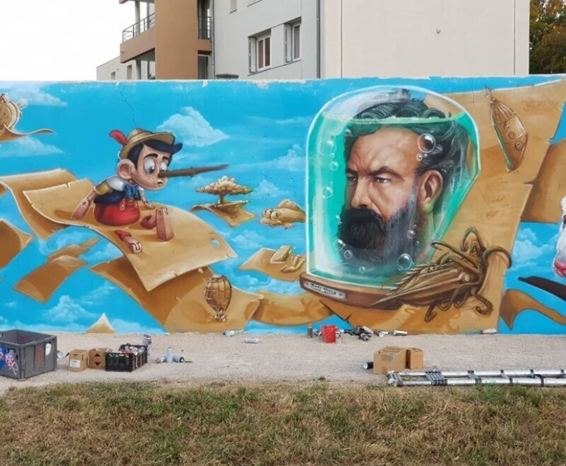 El artista callejero Tom Bragado Blanco y sus impresionantes ilusiones urbanas