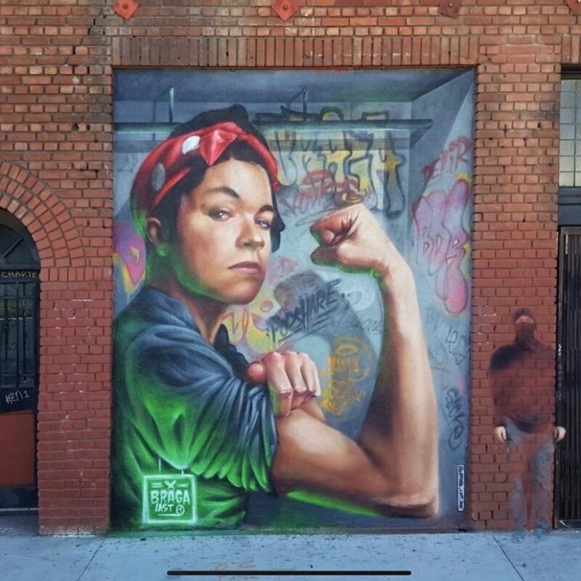 El artista callejero Tom Bragado Blanco y sus impresionantes ilusiones urbanas