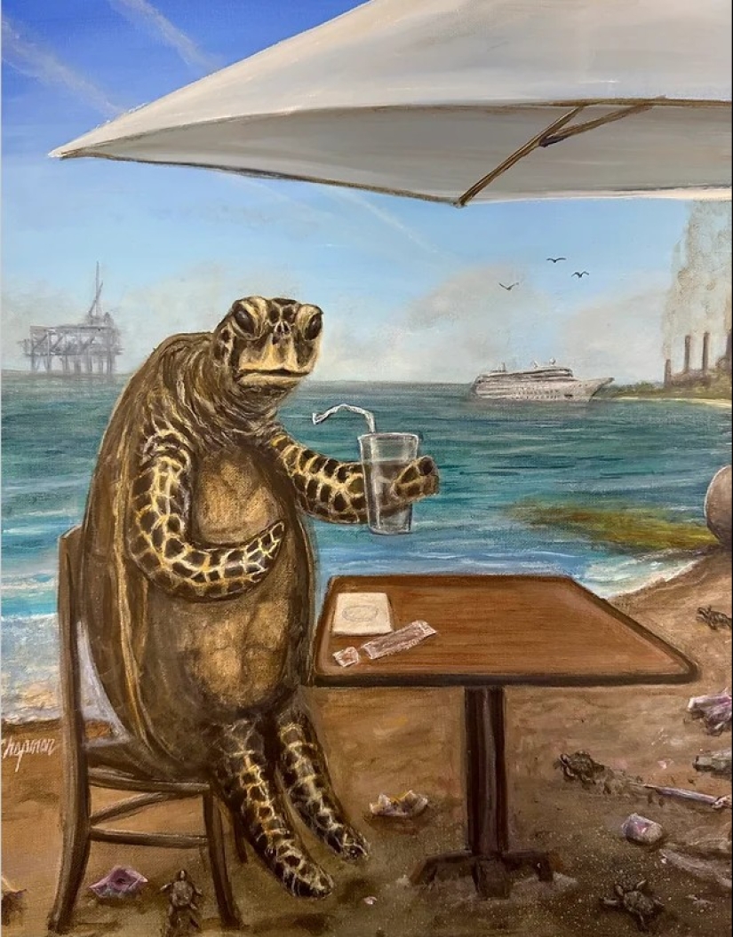 El artista hooligan Travis Chapman y sus provocativas pinturas El artista hooligan Travis Chapman y sus provocativas pinturas