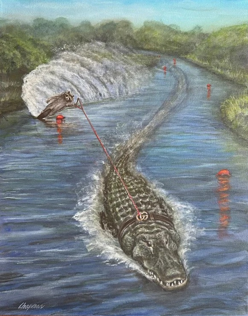 El artista hooligan Travis Chapman y sus provocativas pinturas El artista hooligan Travis Chapman y sus provocativas pinturas