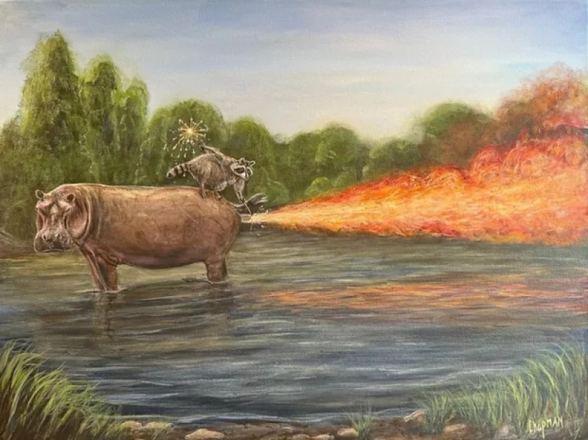 El artista hooligan Travis Chapman y sus provocativas pinturas El artista hooligan Travis Chapman y sus provocativas pinturas