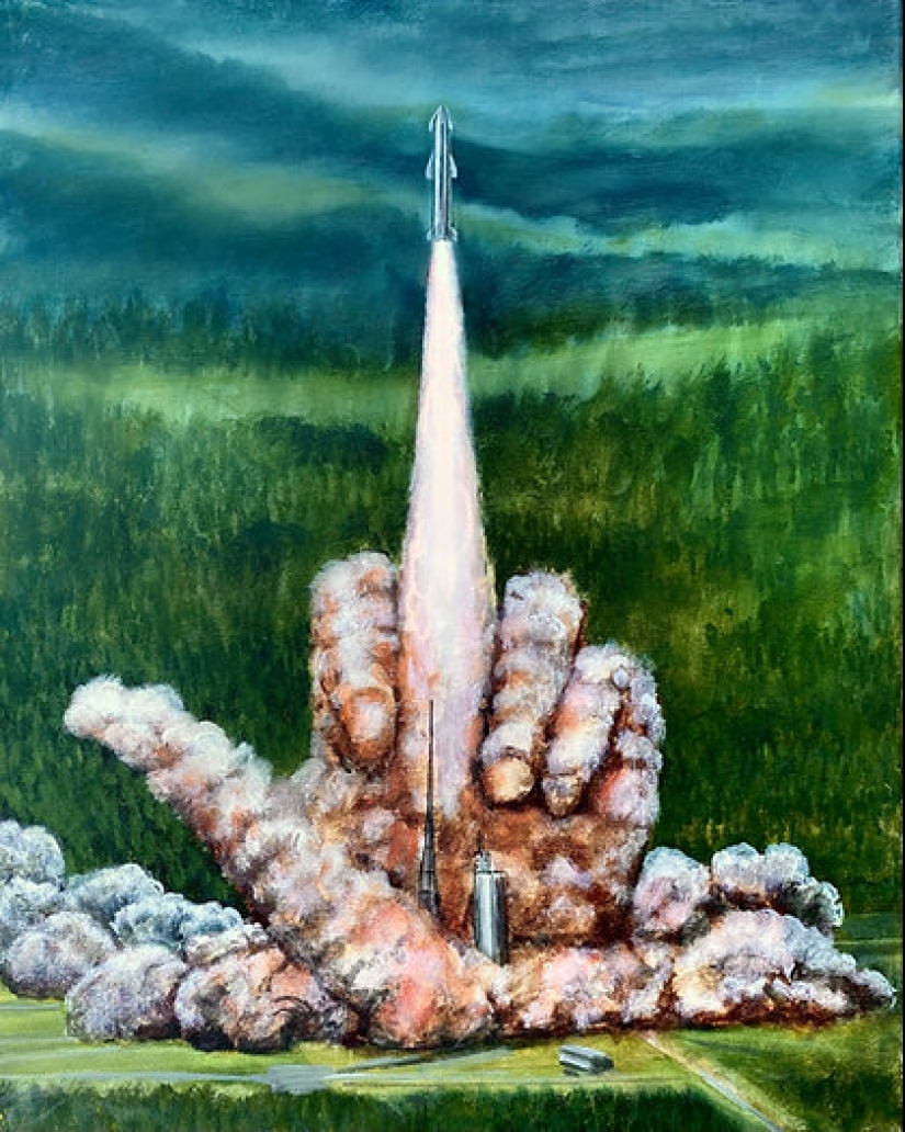 El artista hooligan Travis Chapman y sus provocativas pinturas El artista hooligan Travis Chapman y sus provocativas pinturas