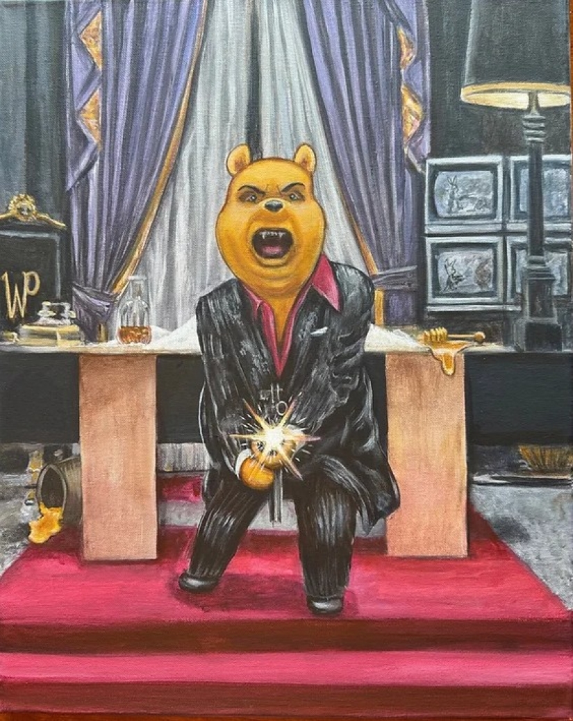 El artista hooligan Travis Chapman y sus provocativas pinturas El artista hooligan Travis Chapman y sus provocativas pinturas