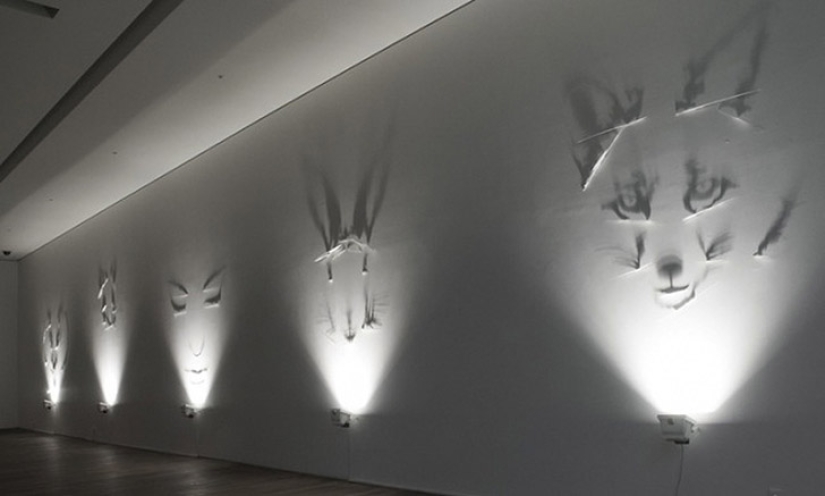 El artista que pinta con sombras El artista que pinta con sombras