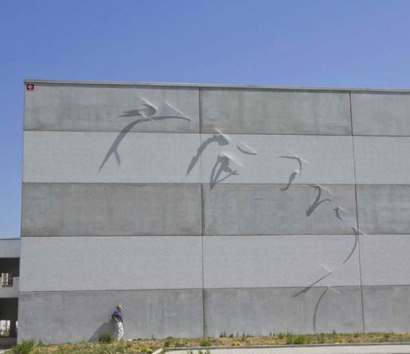 El artista que pinta con sombras El artista que pinta con sombras