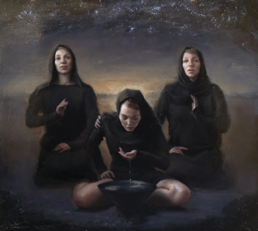 El despertar del Renacimiento en las pinturas del artista estadounidense Sean Burke