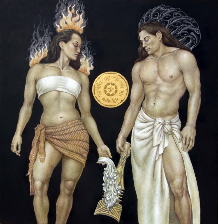 El doble significado de las pinturas de Michael Bergt de Orientales clásicos del Western surrealismo El doble significado de las pinturas de Michael Bergt de Orientales clásicos del Western surrealismo