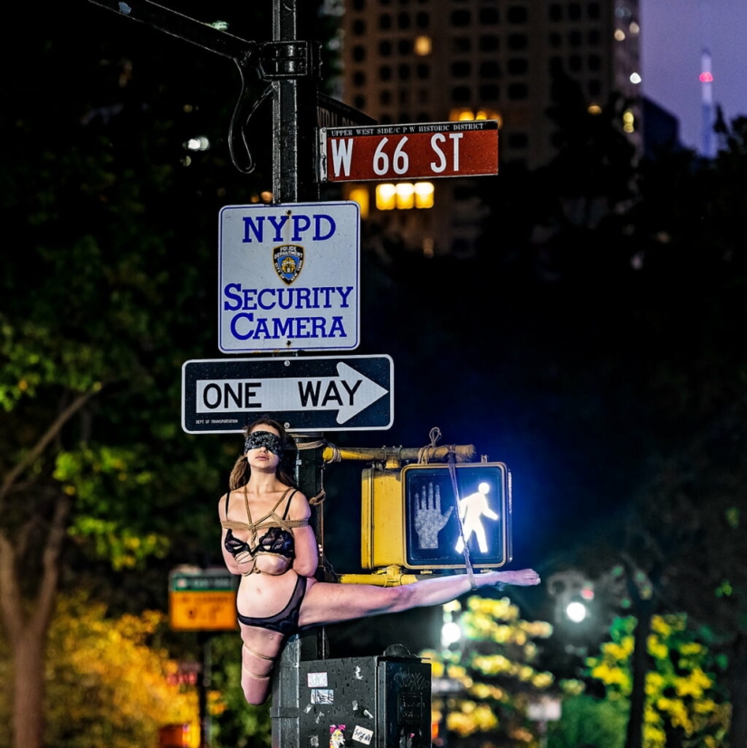 El fotógrafo El Arcángel Sucio y su Shibari en las calles de Nueva York: Cuando el arte revela la libertad