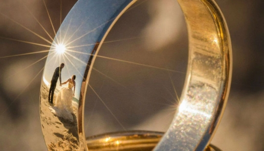 El fotógrafo ha encontrado una forma única de fotografiar bodas El fotógrafo ha encontrado una forma única de fotografiar bodas