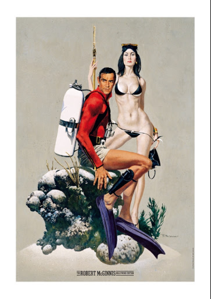 El mundo aventurero del artista Robert McGinnis: chicas calientes y pasiones espías