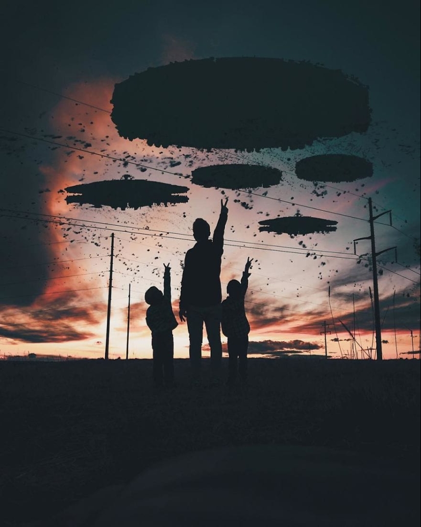 El mundo de la fantasía y el surrealismo en los increíbles collages de Rama Krishna Mukti Adi