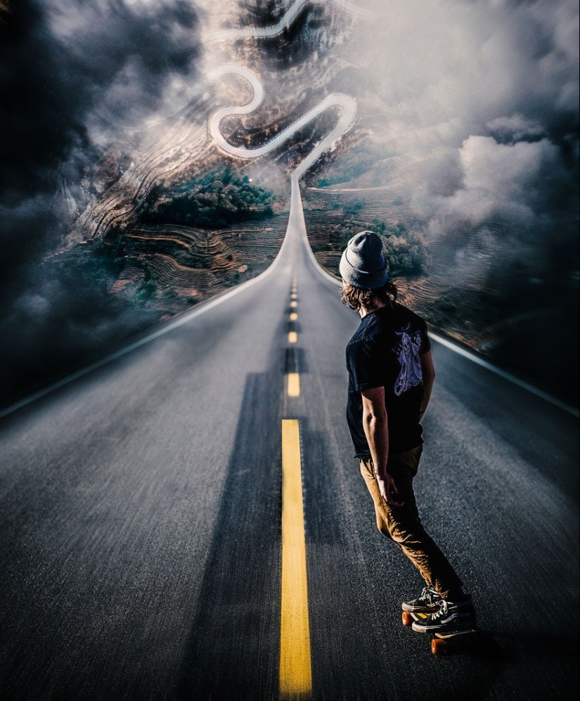 El mundo de la fantasía y el surrealismo en los increíbles collages de Rama Krishna Mukti Adi