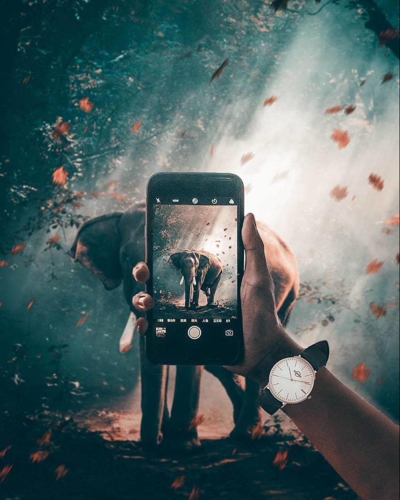 El mundo de la fantasía y el surrealismo en los increíbles collages de Rama Krishna Mukti Adi