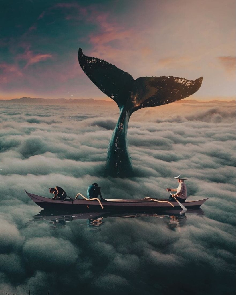 El mundo de la fantasía y el surrealismo en los increíbles collages de Rama Krishna Mukti Adi