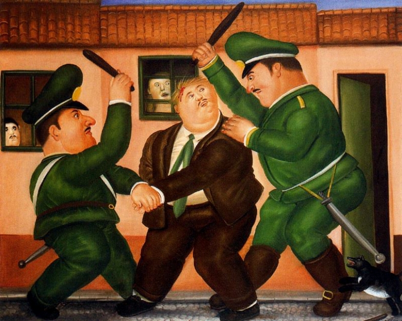 El mundo “hinchado” del artista colombiano Fernando Botero El mundo “hinchado” del artista colombiano Fernando Botero
