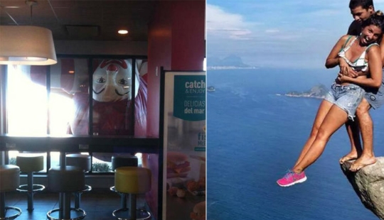 En estas fotos, algo de estaño está sucediendo