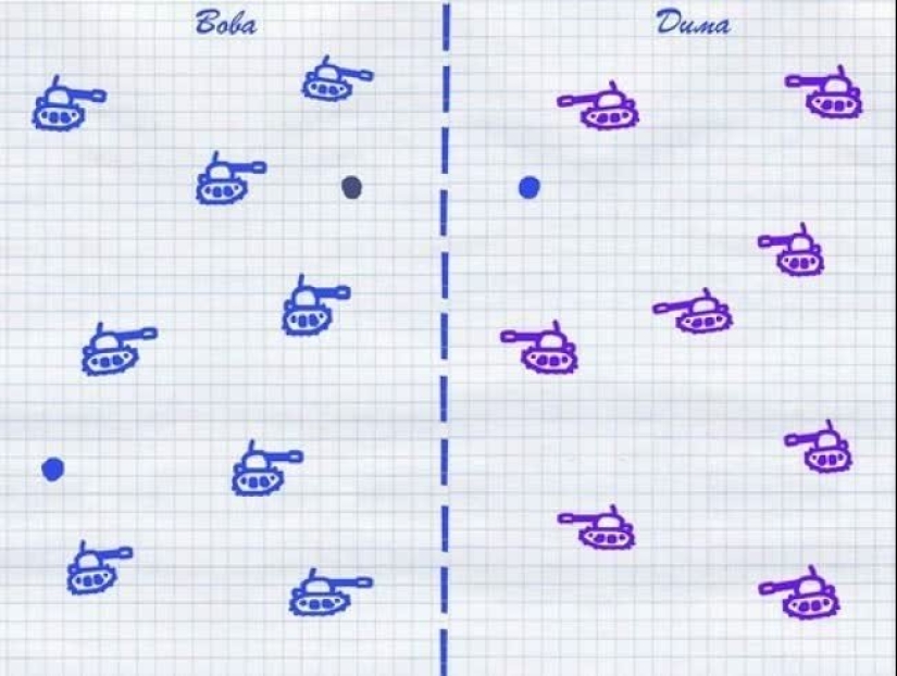 Entretenimiento escolar en un cuaderno: lo que los niños solían jugar Entretenimiento escolar en un cuaderno: lo que los niños solían jugar