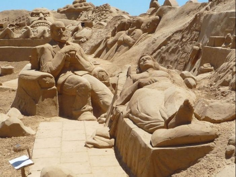 Epic sand sculptures worthy of a place in a museum