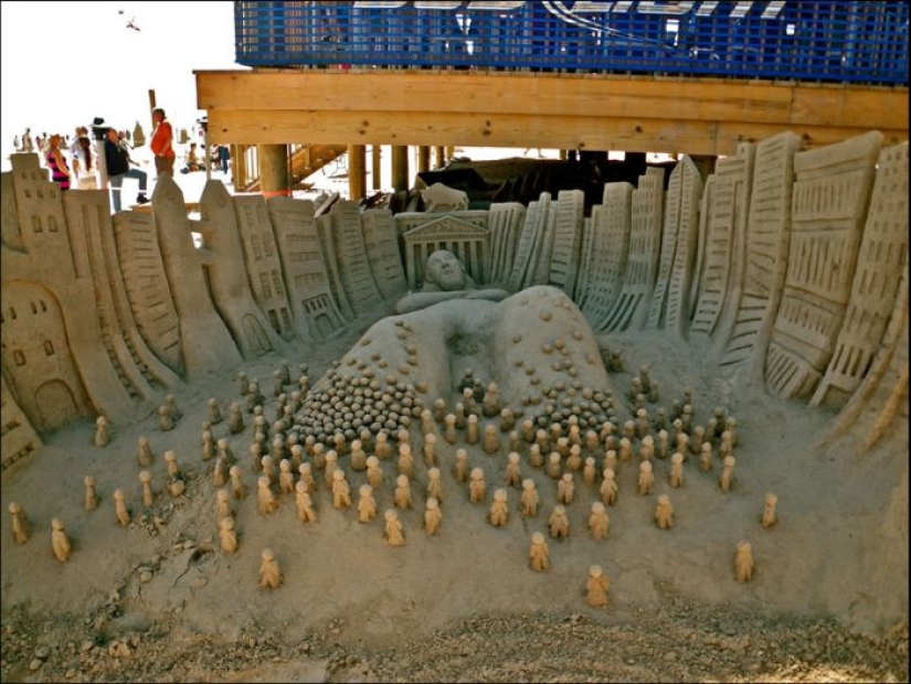 Epic sand sculptures worthy of a place in a museum