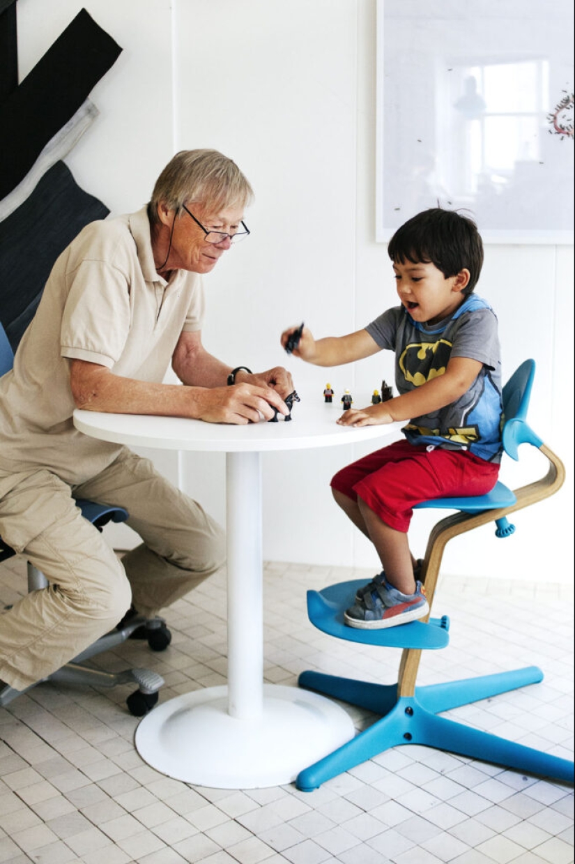 Ergonomic genius Peter Opsvik and his amazing furniture