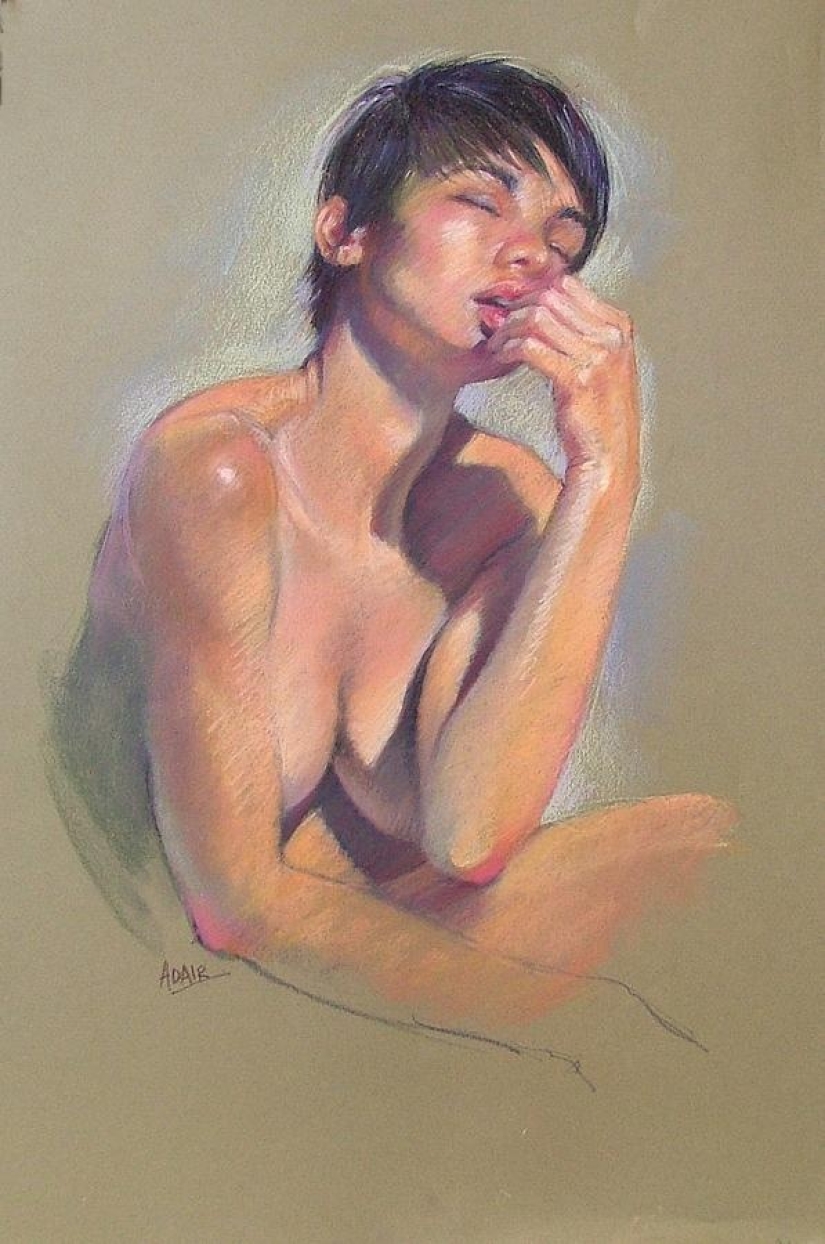 Erotic Watercolors by Paulina Adair