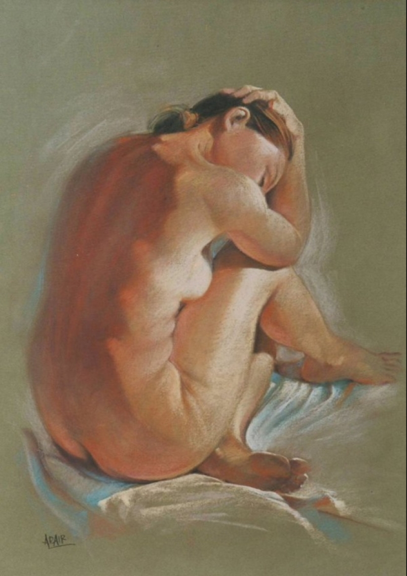 Erotic Watercolors by Paulina Adair