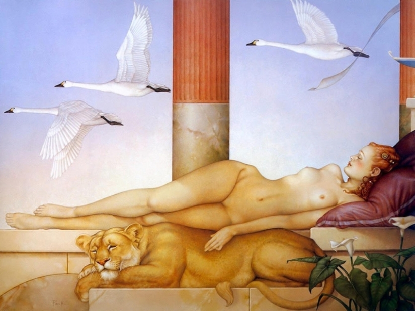 Esoteric eroticism in the paintings of Michael Parkes Esoteric eroticism in the paintings of Michael Parkes