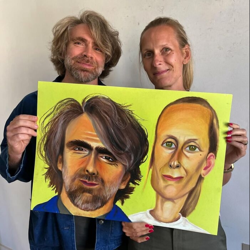 Este artista británico crea retratos sin disculpas expresivos y únicos.