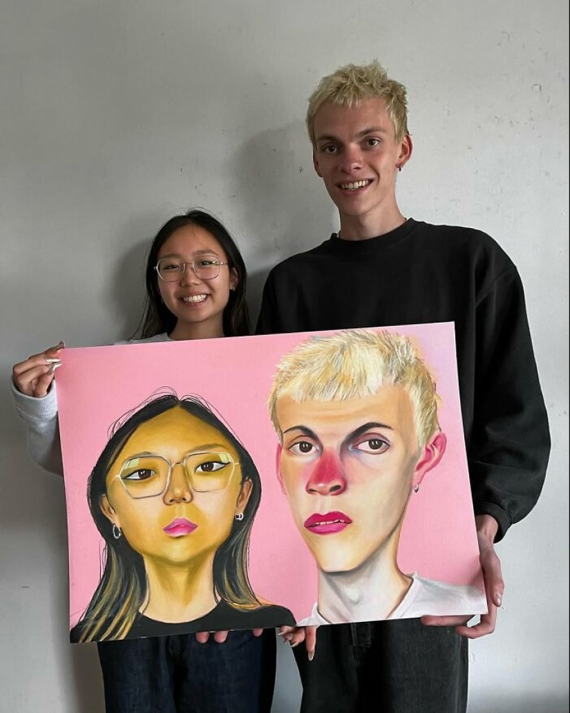 Este artista británico crea retratos sin disculpas expresivos y únicos.