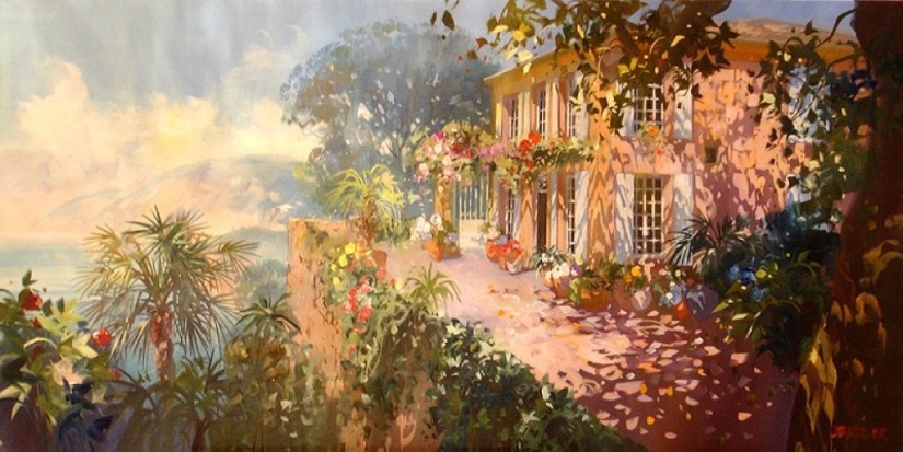 Este artista pinta cuadros con rayos de sol Este artista pinta cuadros con rayos de sol