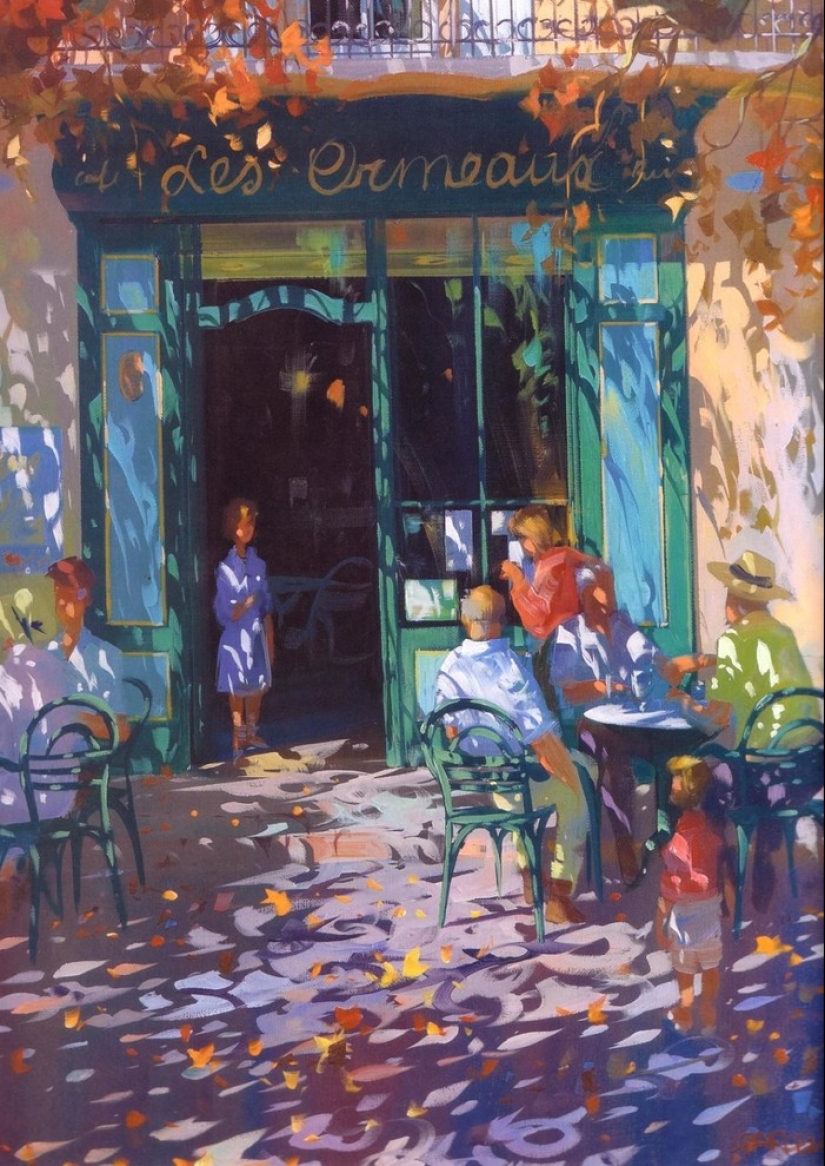 Este artista pinta cuadros con rayos de sol Este artista pinta cuadros con rayos de sol