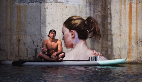Estética del agua y el hormigón: 11 murales extremos del maestro del Hula