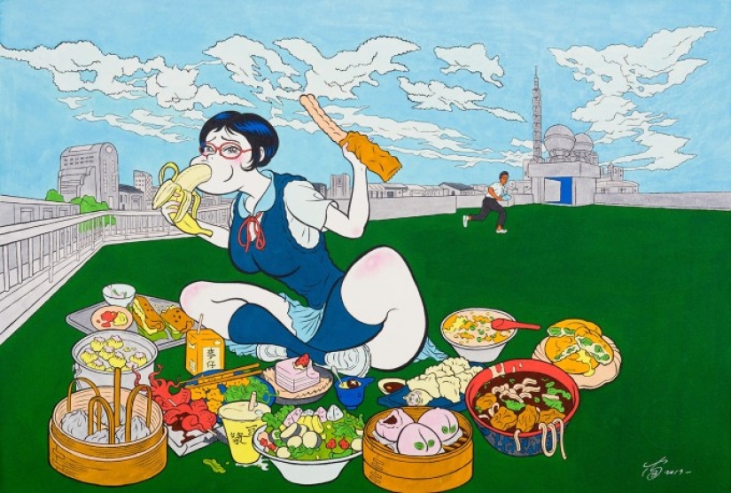 Extraño erótica anime de artista Taiwanés Lin Pigo Extraño erótica anime de artista Taiwanés Lin Pigo